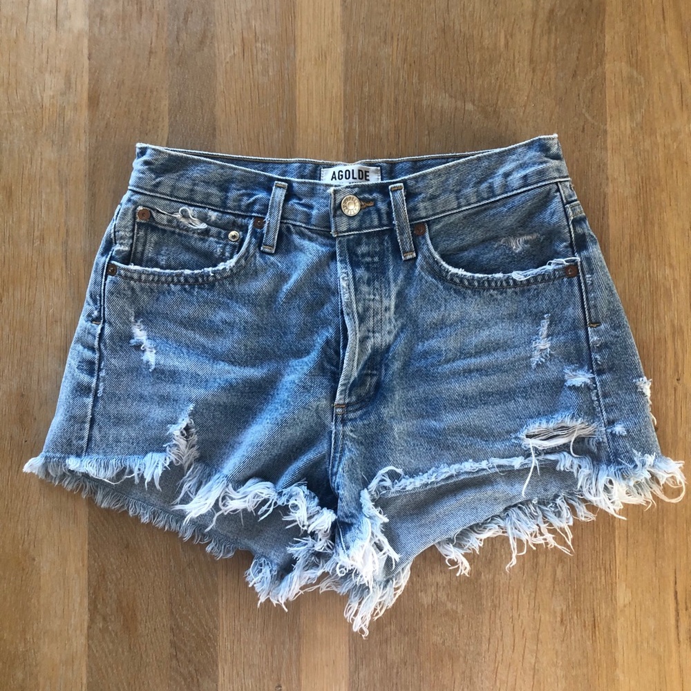 AGOLDE Parker Vintage Cut Off Short in Swapmeet